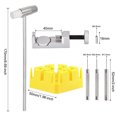 thumbnail image 2 of Unique Bargains Watch Band Link Pin Remover, Hammer Punch Pins Yellow Strap Holder Watch Repair, 2 of 6