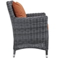 thumbnail image 3 of Modway Summon Ensemble de Salle à Manger d'Extérieur Sunbrella® de 4 Pcs en Toile Toscane, 3 of 6