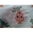thumbnail image 4 of oneOone Cotton Silk Fabric Leaves|Bird & Floral Block Print Sewing Fabric BTY 42 Inch Wide, 4 of 4