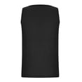thumbnail image 3 of Timegard Plus Size Tank Tops for Women Round Neck Button Sleeveless Tops Casual Solid Color Knit Tee, 3 of 5