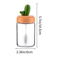 thumbnail image 3 of A1 Compact Glass Seasoning Dispenser With Measuring Lid Kitchen Pantry Organizer For Herbs Spices Cooking Essentials #040U0, 3 of 6