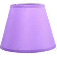 thumbnail image 1 of Purple Cloth Lamp Shade for Desk Lamp Modern Household Light Shade with Iron Base 7.9 Inches, 1 of 8