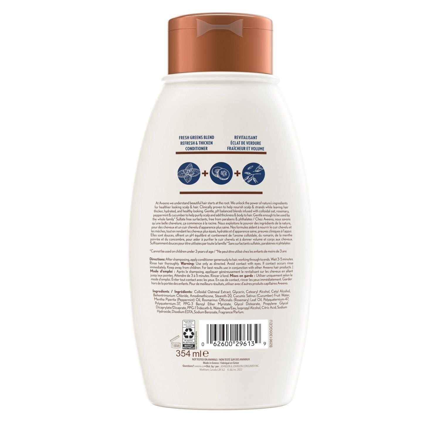 AVEENO Fresh Greens Blend Conditioner for Refresh & Thicken