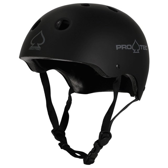 Pro-Tec Classic Safety Certified Skate and Bike Helmet, Small, Matte Black