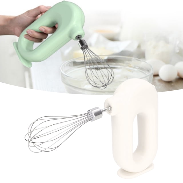 Electric Hand Mixer USB Charging 4 Level Adjustment Eggbeater Milk Frother for Home Kitchen