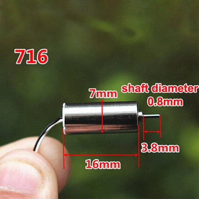Chendee Dc3.7V 40000-50000Rpm 612 614 716 Hollow Cup Motor Coreless Motor For Rc Hm,716 Motor