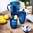 thumbnail image 4 of Verre Highball en Acrylique Bleu 590ml, Ensemble de 4, 4 of 4