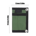 thumbnail image 3 of FHBVT Pochette de Cartes d'Extérieur Multifonctionnelle Portable à Suspendre à la Taille Design Vintage à Boutons Porte-Cartes pour Voyage Déplacements Randonnée Activité de Plein Air Petite Pochette de Rangement pour Équipement Organisateur en Toile Léger, 3 of 6