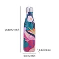 thumbnail image 3 of TopLLC Kitchen Accessories,Home And Kitchen,Kitchen Tools,Kitchen Sets Double Layer Stainless Steel Outdoor Sports Water Bottle Lacquer Colour Printed Red Wine Bottle Insulated Mugs water bottles, 3 of 6