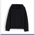 thumbnail image 2 of MeetoTime Girls Boys Cotton Oversized Hooded Sweatshirt Loose Solid Color Long Sleeve Pullover Top 2-12 Years, 2 of 3