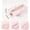 B, variant on EGNMCR Office & Stationery Transparent Stapler Stylish Binding High-end Office Supplies Binding Student Stapler Fashionable Office Supplies Transparent Bookbindi Transparent PS stapler