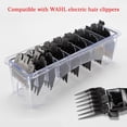 thumbnail image 4 of 8 Sizes Professional Cutting Guide Comb Set Black Limit Comb Set for Electric Hair Trimmer Shaver Hairdressing Tool Replacement for Wahl Electric Hair Clipper, 4 of 8