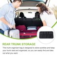 thumbnail image 3 of facefd Trunk Organizer Bag Universal Large Capacity Backseat Storage Bag Universal Pouch Cargo Holder Pocket black, 3 of 6