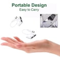thumbnail image 3 of 2 Pack USB C to USB C Headphone and Charger Adapter for iPhone 15, Dual USB C AUX + Charger Dongle Splitter Adapter Compatible with iPhone 15/15Plus/15Pro/15Pro, Max iPad Pro,Galaxy/Note,Pixel, 3 of 7