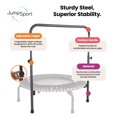 thumbnail image 3 of JumpSport 350 PRO 39-Inch Adults Fitness Trampoline & Handle Bar Accessory, 3 of 9
