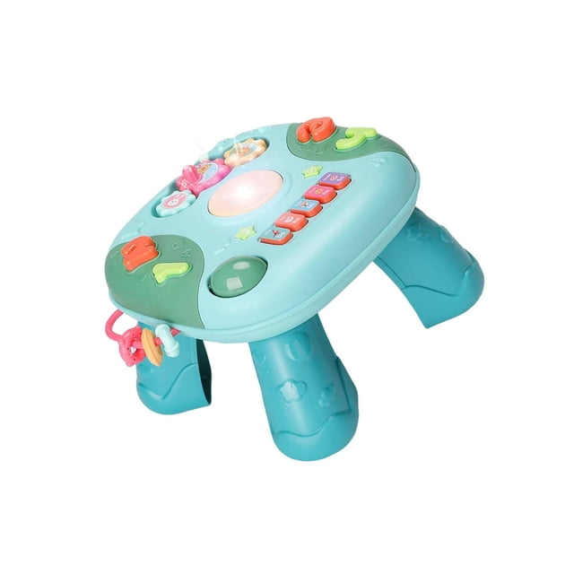 Langgg Table d'Apprentissage Musical Table Éducative avec Lumière pour Enfants
