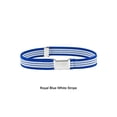 thumbnail image 2 of 1 Ensemble Ceinture Élastique Simple pour Enfants Garçons Boucle Ajustable Taille Extensible Réutilisable Lavable Jeans Accessoires de Vêtements Bleu Foncé Blanc, 2 of 8