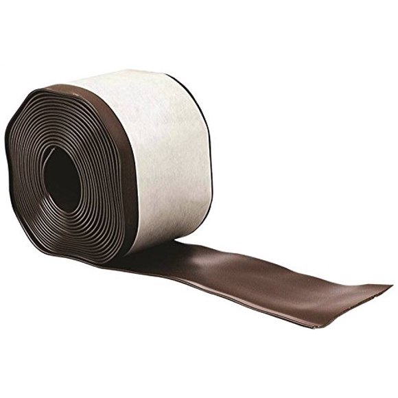 M-D Building Products 93161 4-Inch by 20-Feet Adhesive Back Vinyl Wall Base, Brown