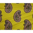 thumbnail image 4 of oneOone Polyester Lycra Fabric Paisley Block Printed Fabric 1 Yard 56 Inch Wide, 4 of 4