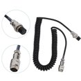 thumbnail image 1 of Microphone Cable, Balanced Mike Snake Cord, Stretchable Coiled ABS For Speaker Systems Stage Lighting Patch Bays, 1 of 8
