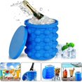 thumbnail image 5 of Ice Cube Tray, Large Silicone Ice Bucket, Ice Cube Maker, Ice Bucket for Freezing Whiskey, Cocktails, Drinks Ice Cube Mold Tray, Large Silicone Ice Bucket, Ice Cube Maker, Ice Bucket fo, 5 of 5