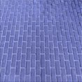 thumbnail image 1 of Ahgly Company Machine Washable Indoor Square Transitional Sky Blue Area Rugs, 8' Square, 1 of 7