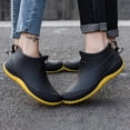 thumbnail image 5 of Kcodviy Slip Women's Rain Shoes Boots Winter Men Korean Version Solid Color Boots for Cold Weather Short Tube Women's Water Womens Rain Shoes Size 11 Shoes, 5 of 5