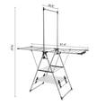 thumbnail image 3 of Mainstays Multi-functional Clothes Drying Rack for Clothes, 61.4inWx26.8inDx(39-75.6)inH, 3 of 4