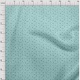 thumbnail image 4 of oneOone Georgette Viscose Light Blue Fabric Floral Craft Projects Decor Fabric Printed By The Yard 42 Inch Wide, 4 of 4