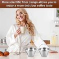 thumbnail image 3 of Stainless Steel Coffee Filter, Suitable for Coffee Filter Replacement, 4 Cone Permanent Coffee Filte, 3 of 5