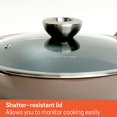 thumbnail image 3 of Meyer Enameled Cast Iron Kadai with Lid, 26cm, Induction Cooktop Compatible, 3 of 8