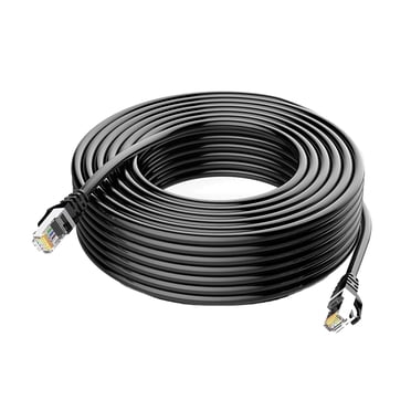 CAT6 2m/5m/10m Ethernet Cable Gigabit Network Patch Cord Gold Plated RJ45 Ultrafine Patch Network Cable for Computer Router TVBox Networking Cable Adapter Black