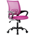 thumbnail image 1 of BestOffice Ergonomic Office Chair Cheap Mesh Back Support Modern Task Rolling for Women, Men, Pink, 1 of 8