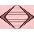 thumbnail image 1 of Ahgly Company Tapis Rectangulaire Lavable en Machine Intérieur Transitionnel Rouge Indien, 8 Pieds x 12 Pieds, 1 of 7