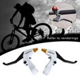 thumbnail image 3 of Almencla 1 Pair Multicolor brake All Diameter 22mm Handlebar Replacement Brake Lever Left Black white Golden, 3 of 8
