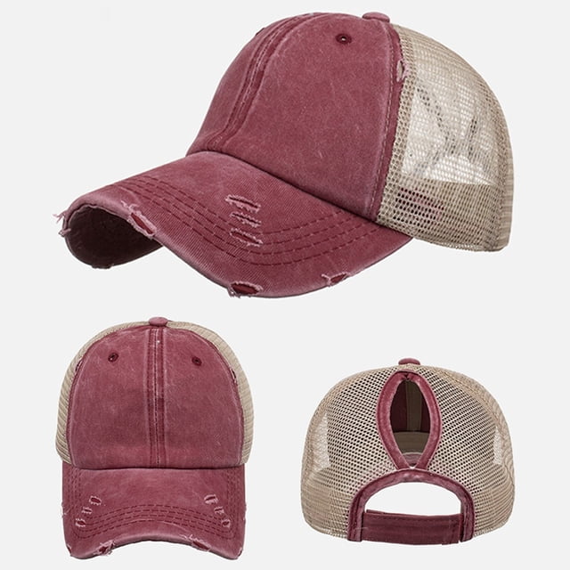 Unisex Men Women Solid Color Sun Hat Adjustable Baseball Cap Hip Hop Hat