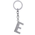 thumbnail image 1 of Key Chain Rhinestone A to Z Design Pendant Keychain Key Ring for Handbag Decor, 1 of 8