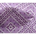 thumbnail image 4 of oneOone Viscose Chiffon Fabric Diamond|Triangle & Check Geometric Fabric Prints By Yard 42 Inches Wide, 4 of 4