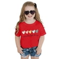 thumbnail image 4 of 2025 Filles Mignon Imprimé Graphique Hauts Préados Col Rond Manches Courtes Chemise Verte Tee Été Décontracté T Hauts Floraux Chemise, 4 of 4