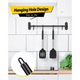 thumbnail image 4 of Bundlepro Pack of 2 Silicone Spatulas Turners, Non Stick Slotted and Solid Kitchen Utensils, 4 of 6