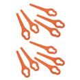 thumbnail image 4 of Lawn Mower Plastic Blade, Strong Toughness Grass Cutter Tool Blades  For Home Use For Replacement Red,Green,Orange, 4 of 8