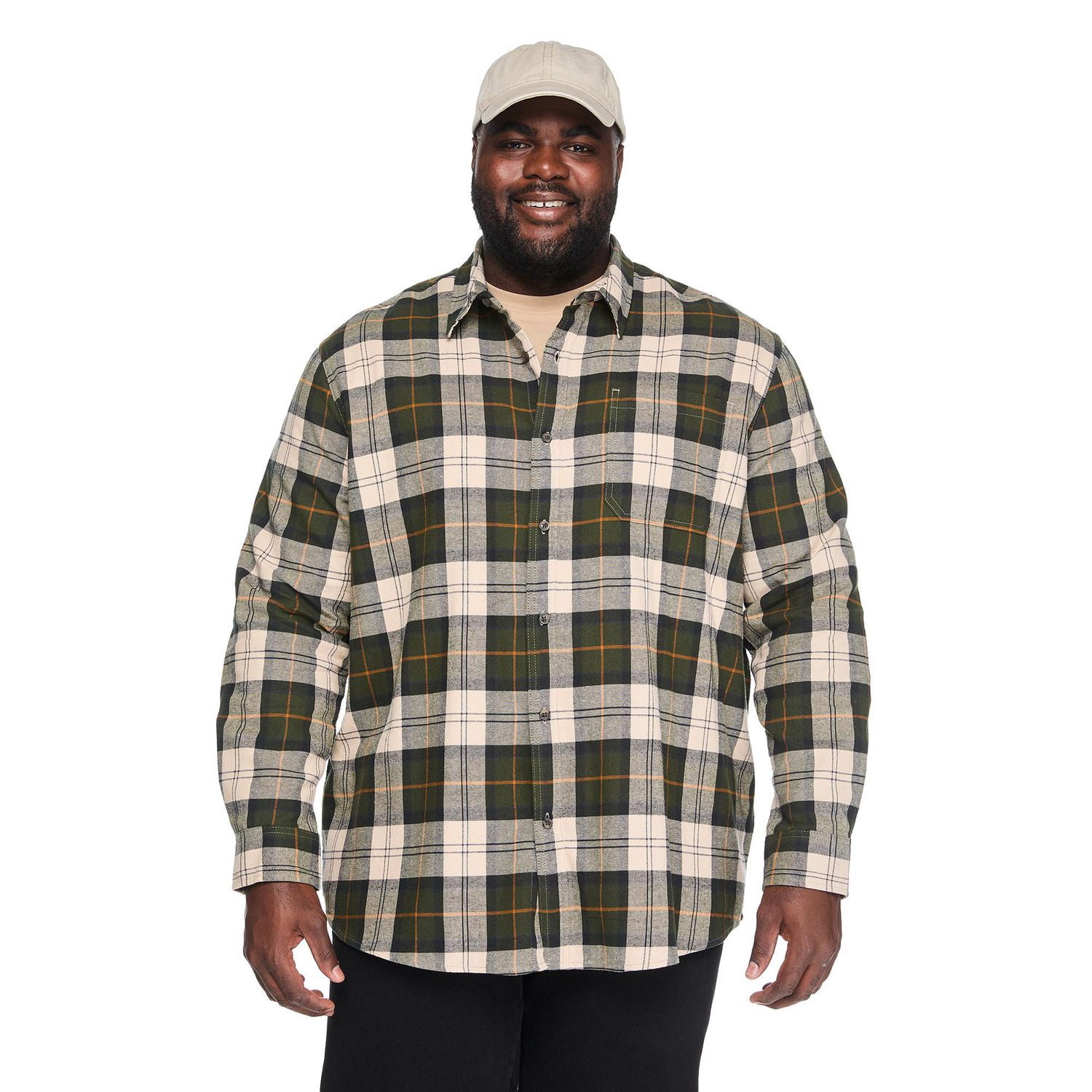 George Big Men's Flannel Shirt