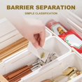 thumbnail image 4 of Ynlkorvg 2pc Expandable Storage Drawer Organizers 2024 Upgrade Adjustable Drawer Organizer Sliding Drawer Organizers Expandable Plastic Storage Dresser Organizer For Wardrobe, 4 of 9