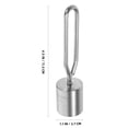 thumbnail image 3 of Shisuyan Stainless Steel Grill Spit Rod Stop 1 Set For Outdoor Camping, 3 of 8