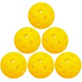 thumbnail image 1 of 6 Paquets de Balles de Pickleball d'Extérieur à 40 Trous pour Terrains Extérieurs, 1 of 8