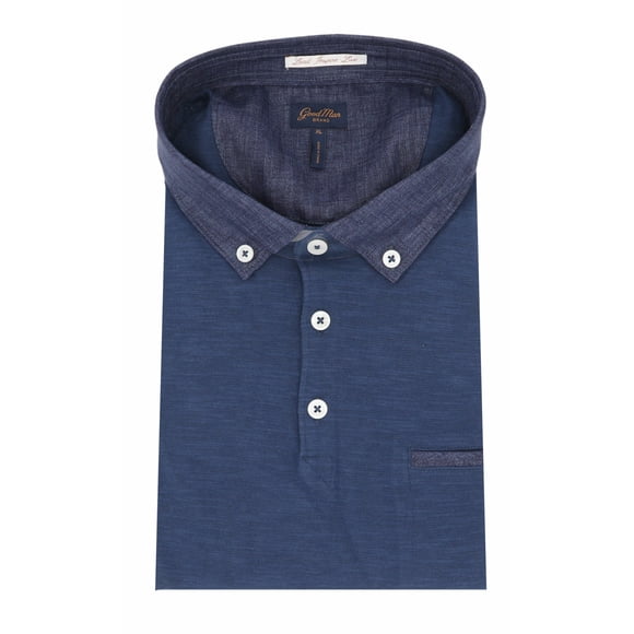 Good Man Brand Men's Blue Magic Premium Polo - XL