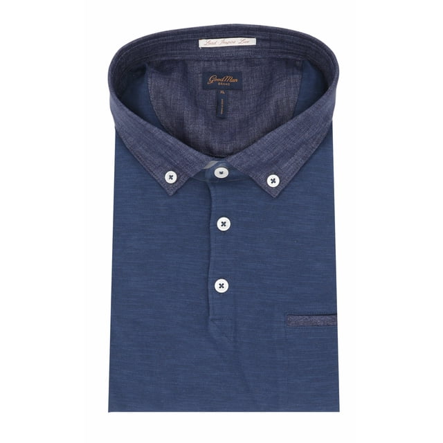 Good Man Brand Men's Blue Magic Premium Polo - XL