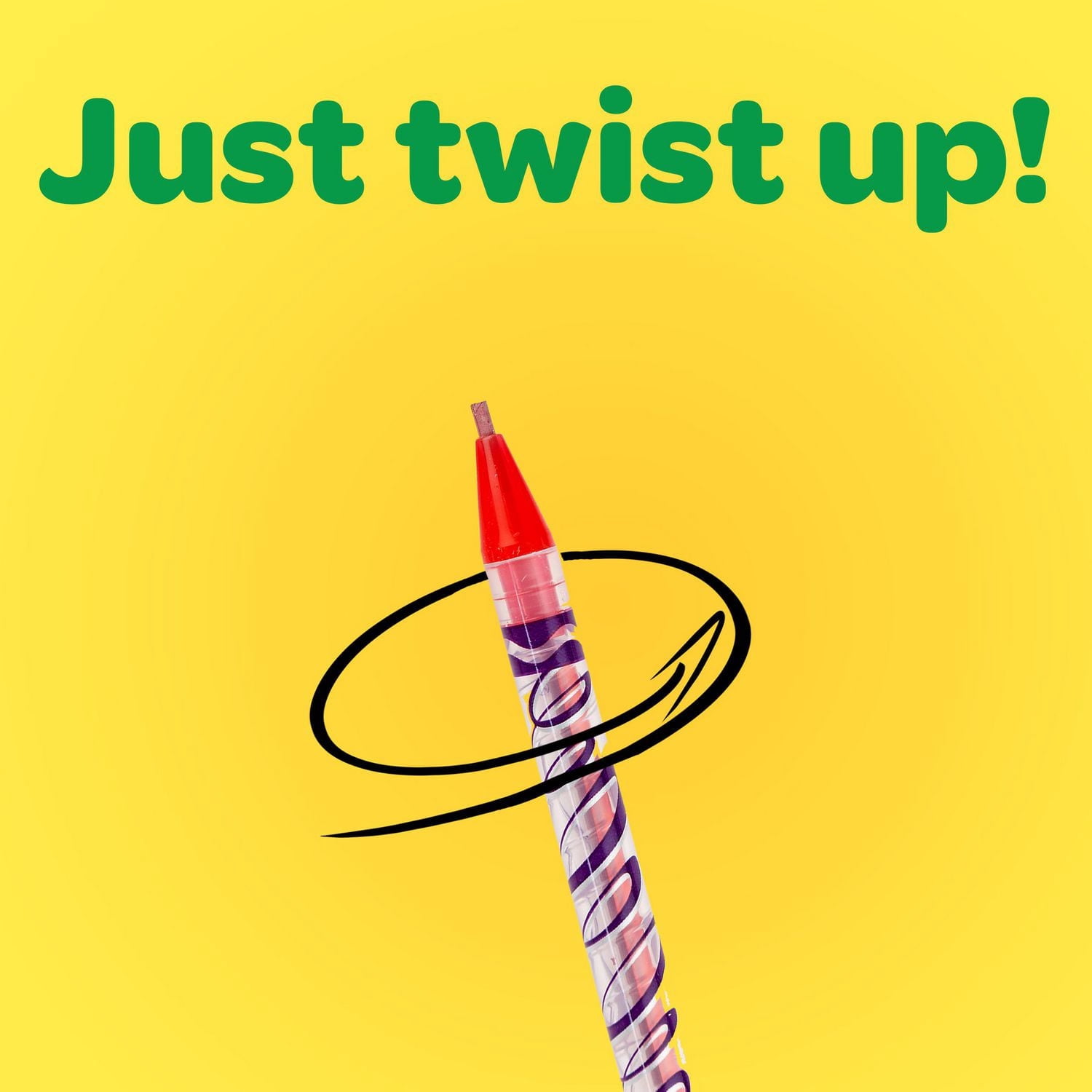 24 crayons de couleur effaçables Twistables