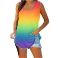 thumbnail image 2 of UPPADA Womens Spaghetti Strap Yoga Tank Tops Strappy Back Activewear Workout Compression Tops Workout Tank Tops Athletic Built In Bra Cross Back Cute Tops,Clearance Plus Size Womens Clothing, 2 of 5