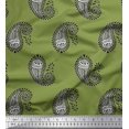 thumbnail image 1 of Soimoi Cotton Voile Fabric Paisley Block Print Sewing Fabric Yard 56 Inch Wide, 1 of 3